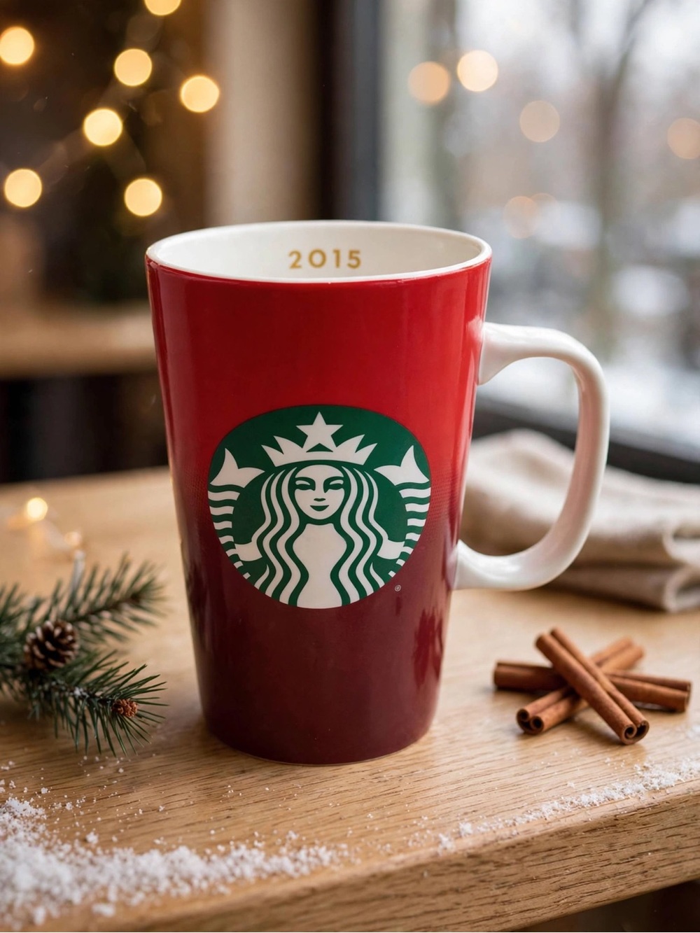 Starbucks Ombre Red Cup Mug